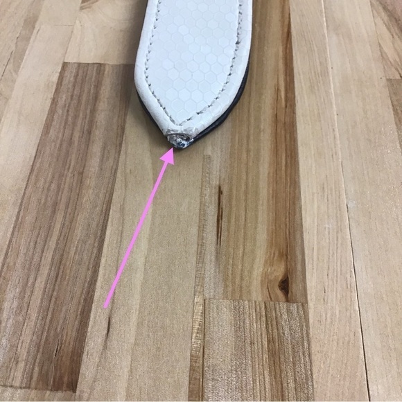 Madcow Ecru black genuine leather contemporary country vibe dog collar handmade - Picture 15 of 15